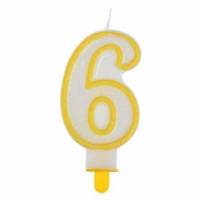 Vela Número Purpurina...