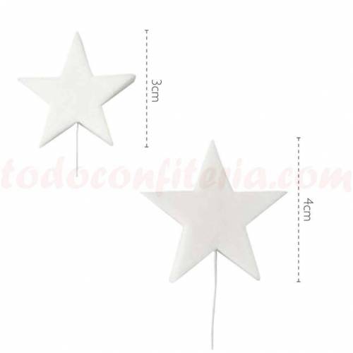 Estrella Simple Blanca Ramo...