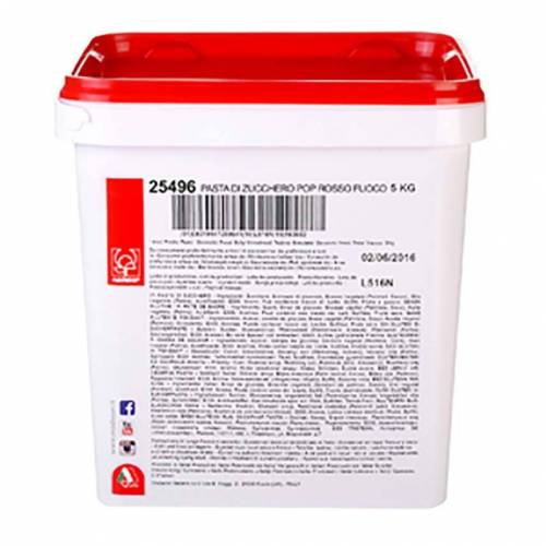 Pasta Azúcar Fondant Pop Rojo Fuego 5...